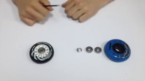 Как вытащить подшипники из колеса для роликов