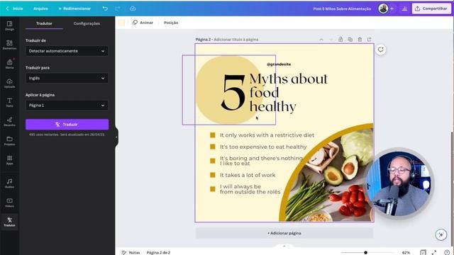 ? NOVIDADE CANVA - Faça a tradução de qualquer Design no CANVA | EP02 смотреть онлайн