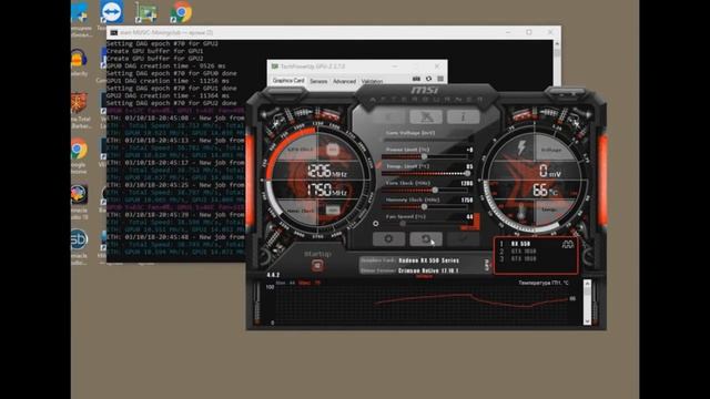 как разогнать видеокарту RX 550 для майнинга смотреть онлайн