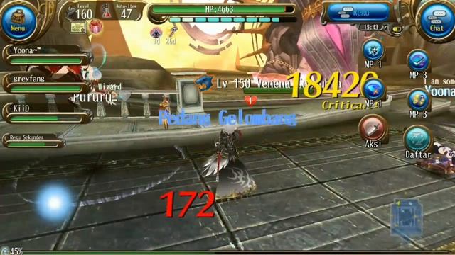 [60FPS] New Boss Venena Coenubia vs double Party Raid Mode (8 Player) - Toram Online смотреть онлайн