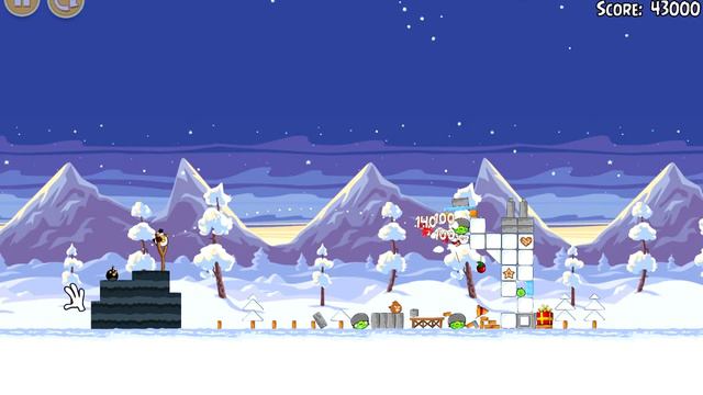 Angry Birds Seasons. Wreck the Halls (level 1-3) 3 stars Прохождение от SAFa смотреть онлайн