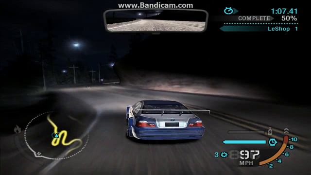 NFSC: Desperation Ridge - BMW M3 GTR смотреть онлайн