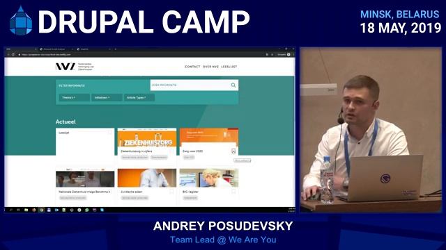 Andrey Posudevsky - Headless static websites and PWAs with Gatsby and Drupal. Based on true story. смотреть онлайн