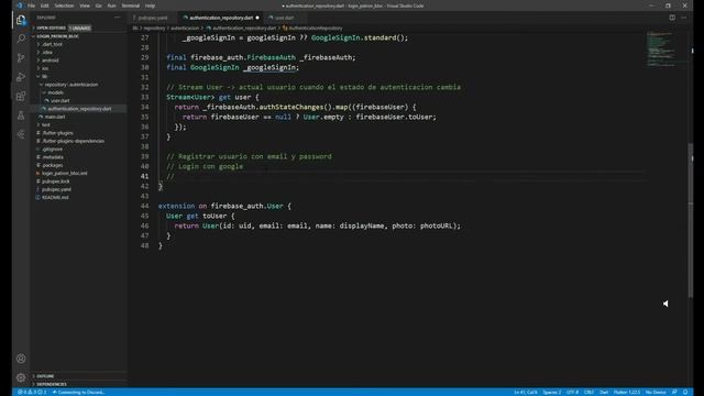 Login con Firebase y flutter_bloc (Actualizado 2021) смотреть онлайн