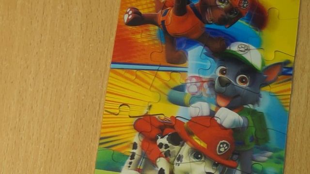 Переливной пазл Щенячий Патруль 2 в 1 Spin Master в металлической коробке сборка paw patrol puzzle смотреть онлайн