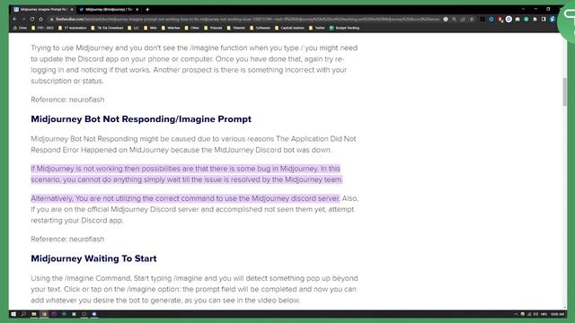 Midjourney Is Not Working - /Imagine Prompt Not Working on Midjourney (Fix) смотреть онлайн