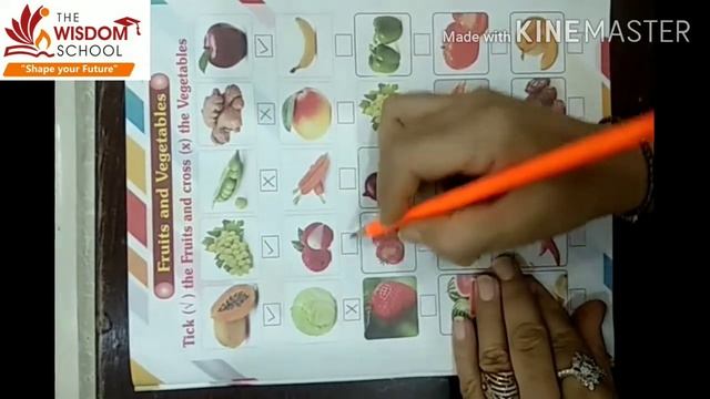 K.G. / Activity-1/ Tick the fruits and Cross the Vegetables/ July 11.mp4 смотреть онлайн