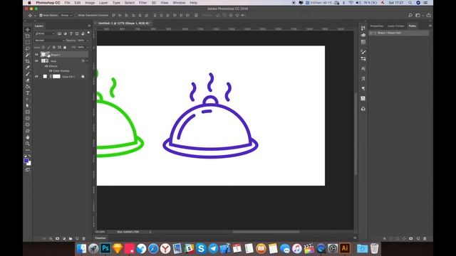 Photoshop. Как импортировать редактируемый вектор в Photoshop. смотреть онлайн