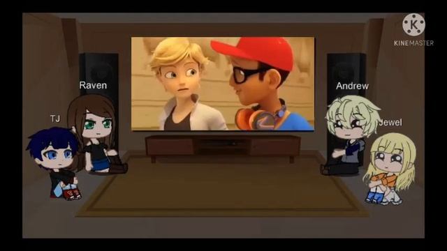 Marinette and Adrien's siblings react to them || MLB || AU || 1/?? смотреть онлайн