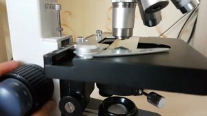 Установка темнопольного конденсора