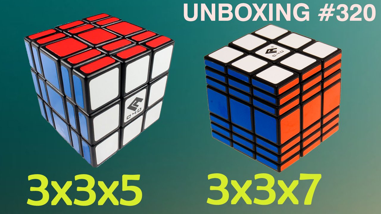 Unboxing №320 C4U 3x3x5, 3x3x7. Обзор смотреть онлайн