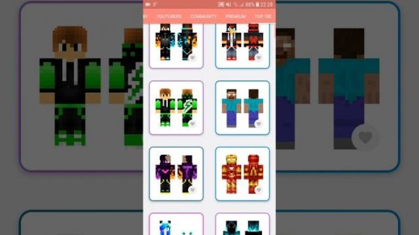 Skins MASTER for Minecraft PE