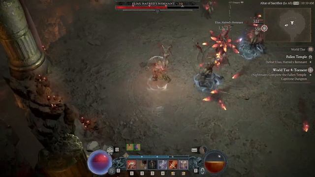 How to beat Fallen Temple without level 70 in Diablo IV with any class easy and without exploit смотреть онлайн
