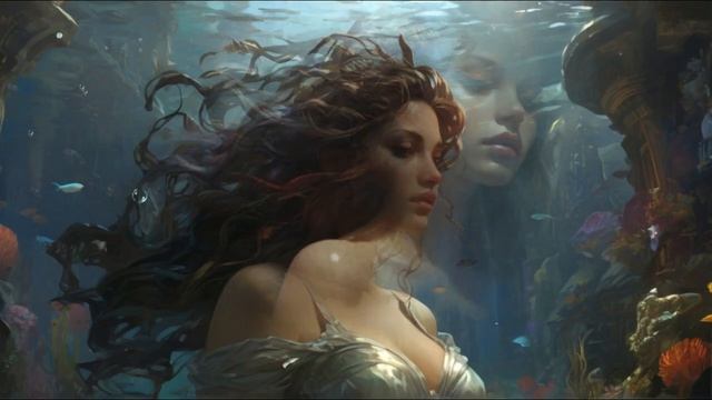 Русалки забытой Атлантиды _ Океанские животные и звуки волн _ Успокаивающая эмоциональная арфа смотреть онлайн