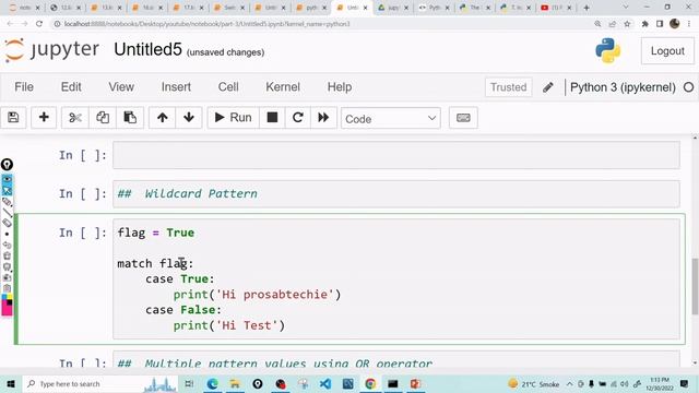 Python tutorial | Match case statement in Python 3.10 | Match case in Python with examples - Hindi смотреть онлайн