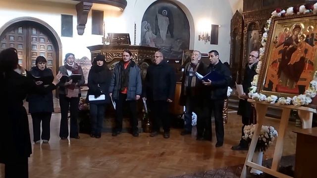 Песнопения пред чудотворната икона на Пресвета Богородица Всецарица в храм Св. Параскева смотреть онлайн