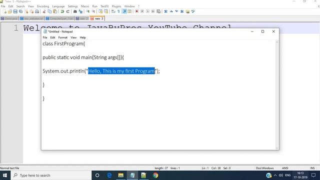 Java First Program | Java Hello World | Java Class | Java Main Method смотреть онлайн