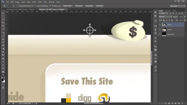 Уроки по Фотошопу - Инструмент Single Row Marquee Tool смотреть онлайн