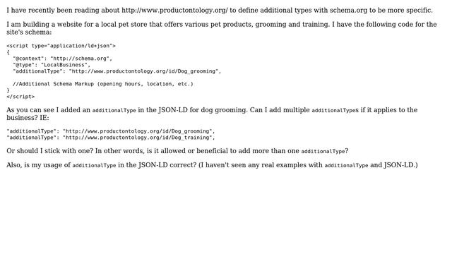 Webmasters: Using productontology.org to add Multiple Types? смотреть онлайн
