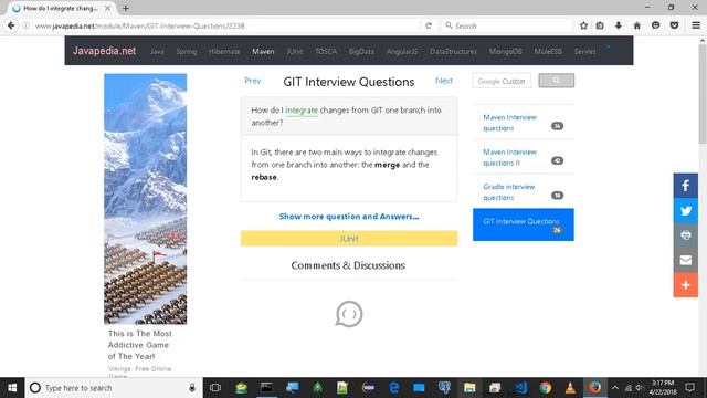 How do I integrate changes from GIT one branch into another?
| javapedia.net смотреть онлайн