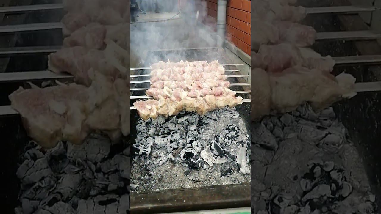 Шашлык на моем мангале.