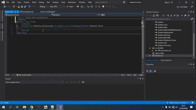 How to Export MySQL + DataGridView to Excel VB.NET смотреть онлайн