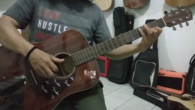 Test Fender CD-140S Natural All Mahoghany with Preamp Fishman смотреть онлайн