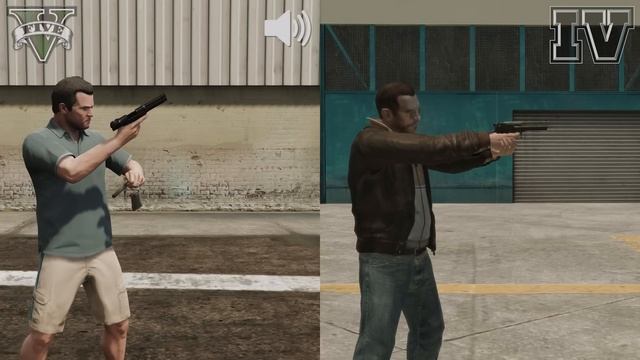 Gun Sounds Comparison! [GTA 5 Vs GTA 4]