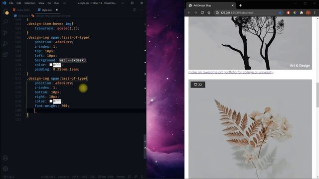 Simple Blog Page Using HTML & CSS | Full Video Tutorial смотреть онлайн