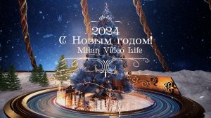 Новый год дракона НГ #2024 #видео #открытка 4К #MILANVIDEOLIFE #89993004051