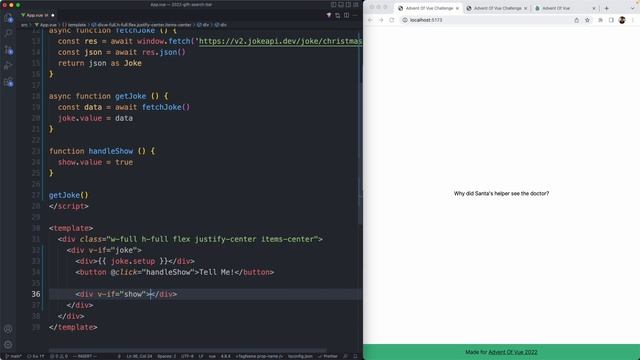 Simple Functions and Conditionals (Advent of Vue #2) смотреть онлайн