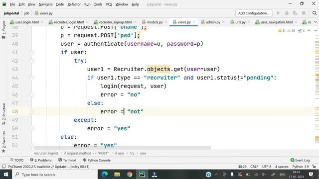#22 Django Project || Online Job Portal Project || Hindi смотреть онлайн