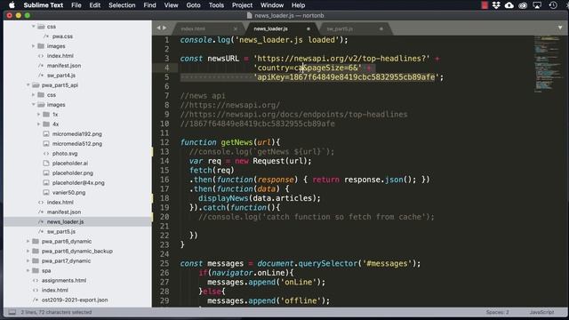 PWA part 5 API смотреть онлайн