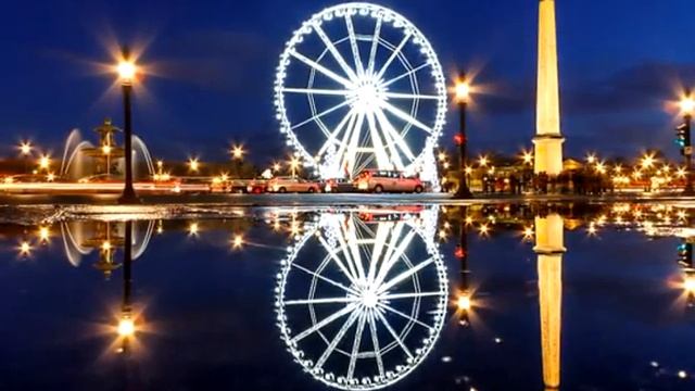 Place de la Concorde in france_Beautiful sightseeing place. смотреть онлайн