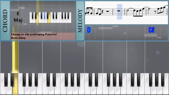 Piano Tutorial: How to play Get Lucky by Daft Punk смотреть онлайн