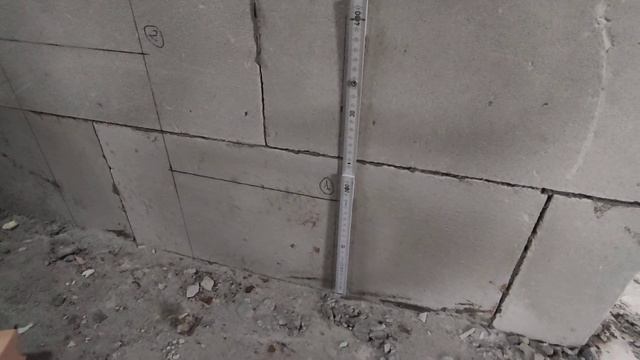 Разметка высот ступеней бетонной лестницы. смотреть онлайн