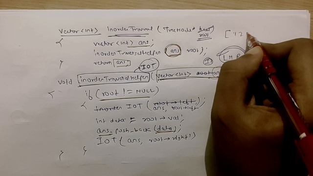 How to code Inorder Traversal Leetcode Solution| Tree Data Structure Full playlist C++ | Hello Worl смотреть онлайн