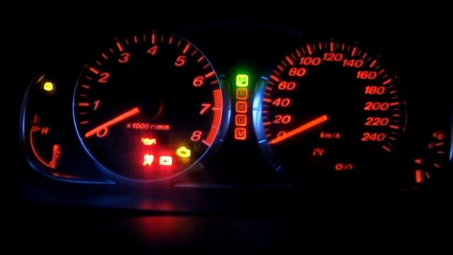 мазда 6 GG тест панели приборов. проверка датчиков на mazda 6 смотреть онлайн