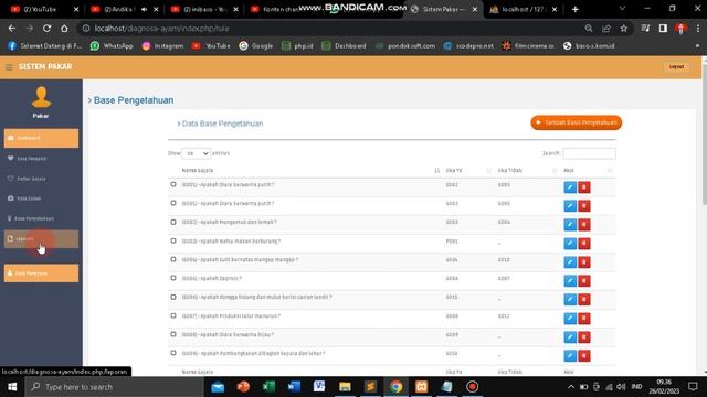Aplikasi Sistem Pakar Diagnosa Penyakit Ayam Berbasis Web смотреть онлайн