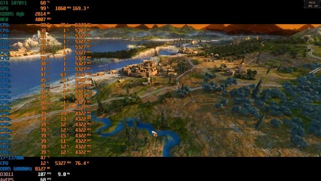 Test i7 - 13700k + GTX 1070ti: Troy A Total War Saga смотреть онлайн