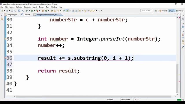 string increment number in java смотреть онлайн