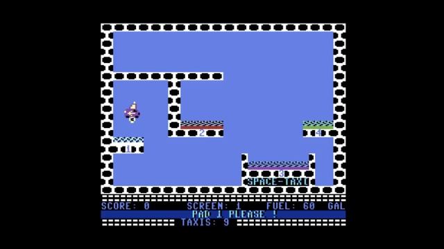 C64: Space-Taxi (revisited) смотреть онлайн