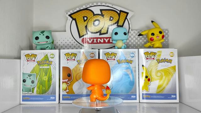 FUNKO POP POKÉMON INICIALES KANTO( PIKACHU, BULBASAUR, CHARMANDER, SQUIRTLE )