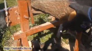Как пилить дрова, используя станок (приспособление) для пилки дров бензопилой. Станок для бензопилы
