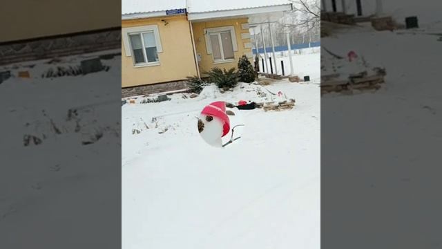 Снеговик своими руками /Зима Фото/ Влог сельского художника смотреть онлайн