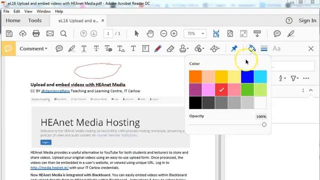 Drawing and writing on a PDF смотреть онлайн