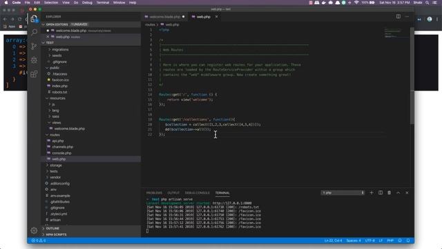 Laravel Collections - Ep-2 all() & avg() methods смотреть онлайн