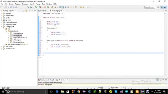 Classes and Objects in java смотреть онлайн