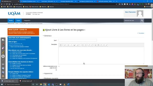 Dolloraclip - Moodle : Livre 2/2 - Ajouter un livre dans l'espace-cours смотреть онлайн