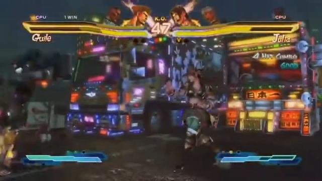 Street Fighter x Tekken - Dudley / Guile vs julia / Elena ( DLC HACKED ) смотреть онлайн